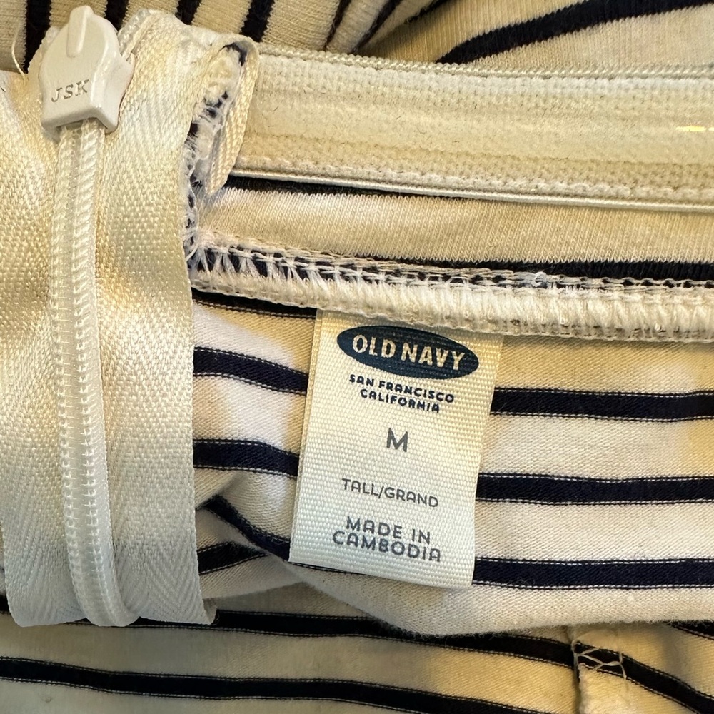 Old Navy Navy and white Striped Dress - Picture 8 of 8